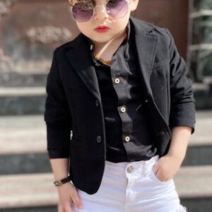 New Stylish Boys Dress Stylish Blue And Grey Checks Printed Boys