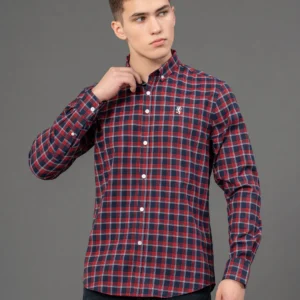 Indigo Checked Shirt for Men